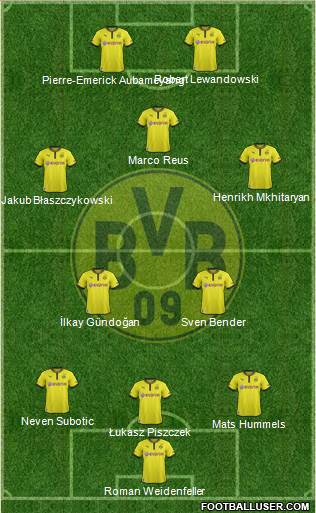 Borussia Dortmund Formation 2014