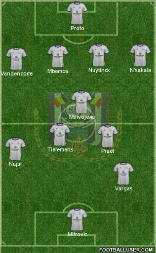 RSC Anderlecht Formation 2014