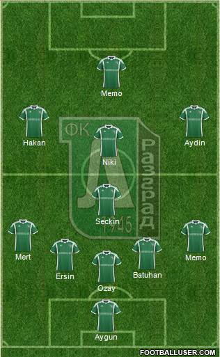 Ludogorets 1947 (Razgrad) Formation 2014