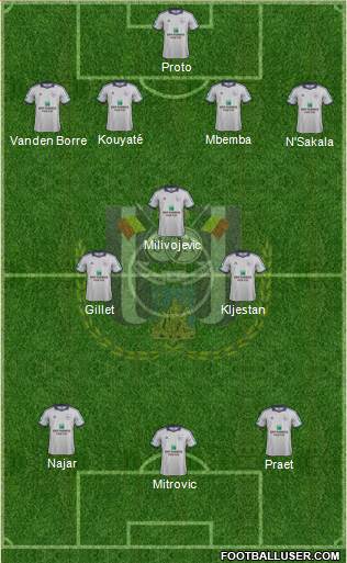 RSC Anderlecht Formation 2014