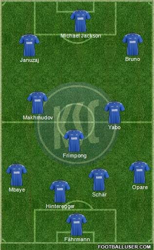 Karlsruher SC Formation 2014