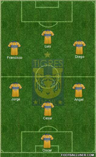 Club Universitario de Nuevo León Formation 2014
