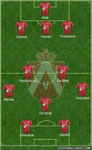 KV Kortrijk Voetbalt Formation 2014