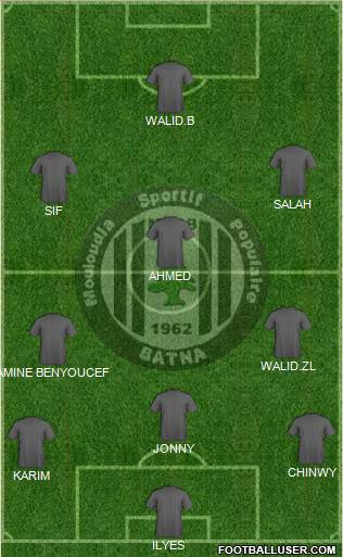 Mouloudia Sportive Populaire de Batna Formation 2014