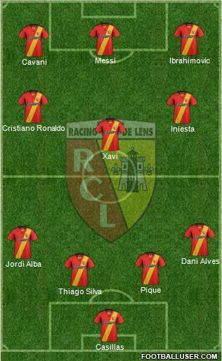 Racing Club de Lens Formation 2014