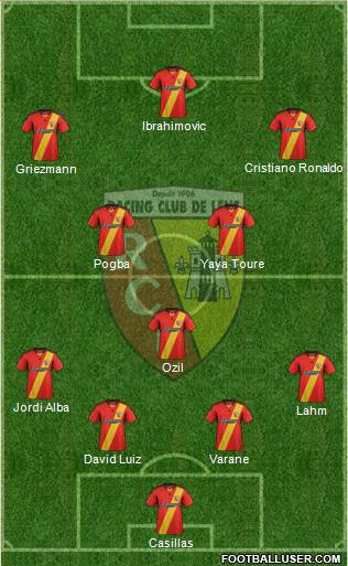 Racing Club de Lens Formation 2014