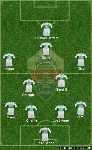 Elche C.F., S.A.D. Formation 2014