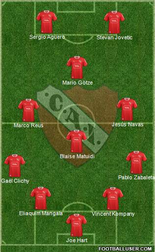 Independiente Formation 2014