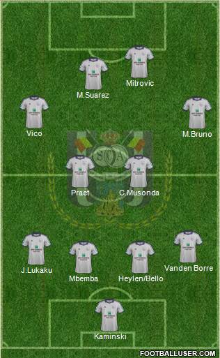 RSC Anderlecht Formation 2014