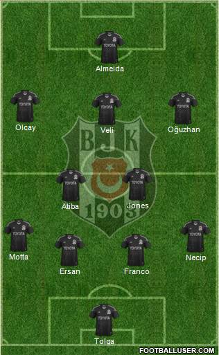 Besiktas JK Formation 2014