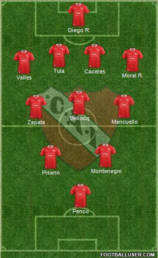 Independiente Formation 2014