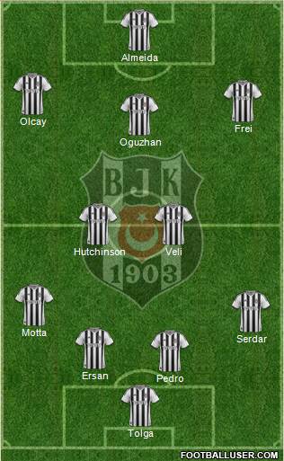 Besiktas JK Formation 2014
