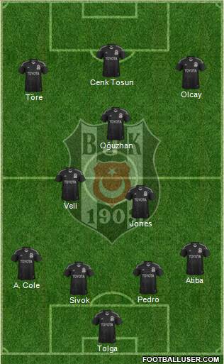Besiktas JK Formation 2014