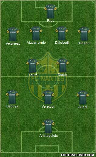FC Nantes Formation 2014