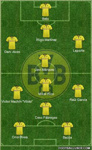 Borussia Dortmund Formation 2014
