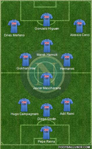 Napoli Formation 2014