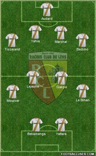 Racing Club de Lens Formation 2014