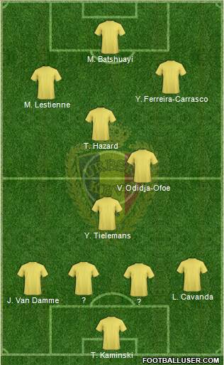 Belgium Formation 2014