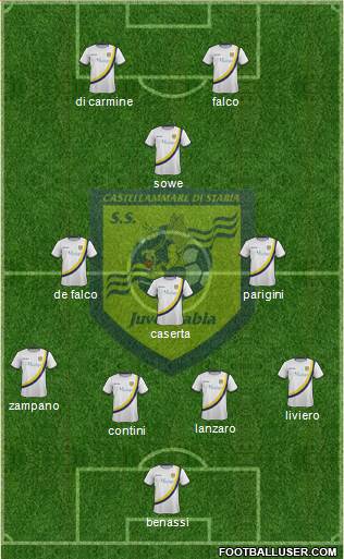 Juve Stabia Formation 2014