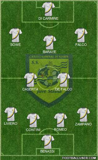 Juve Stabia Formation 2014