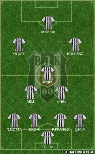 Besiktas JK Formation 2014
