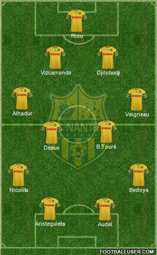 FC Nantes Formation 2014