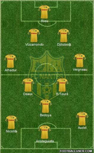 FC Nantes Formation 2014