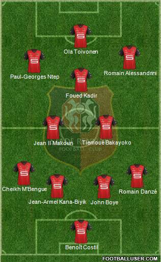 Stade Rennais Football Club Formation 2014