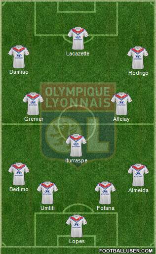 Olympique Lyonnais Formation 2014