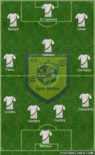 Juve Stabia Formation 2014