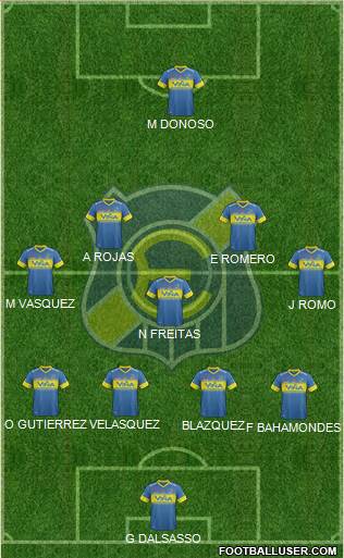 CD Everton de Viña del Mar S.A.D.P. Formation 2014