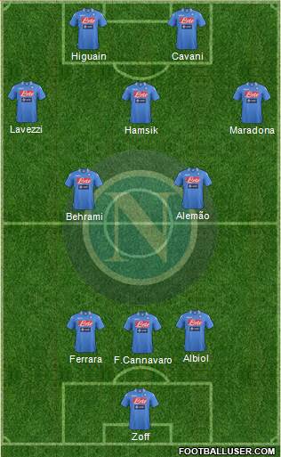 Napoli Formation 2014