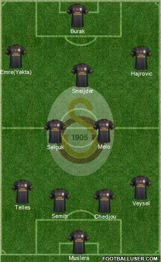 Galatasaray SK Formation 2014
