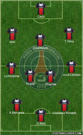 Paris Saint-Germain Formation 2014