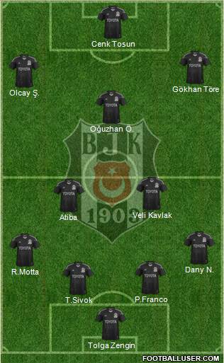 Besiktas JK Formation 2014