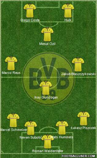 Borussia Dortmund Formation 2014