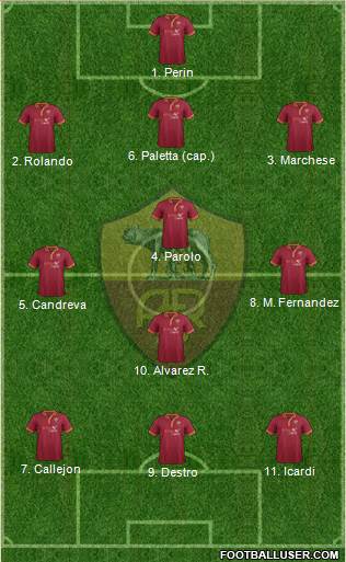AS Roma Formation 2014