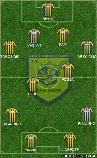 Juve Stabia Formation 2014