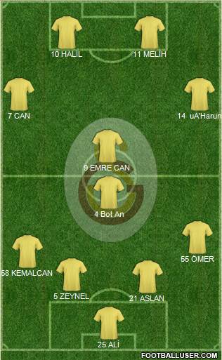 Galatasaray SK Formation 2014