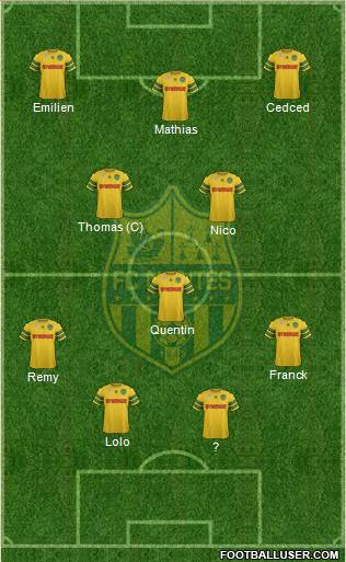 FC Nantes Formation 2014
