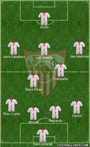 Sevilla F.C., S.A.D. Formation 2014