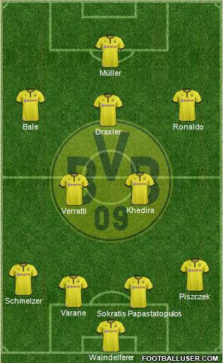 Borussia Dortmund Formation 2014