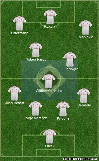 Hamburger SV Formation 2014