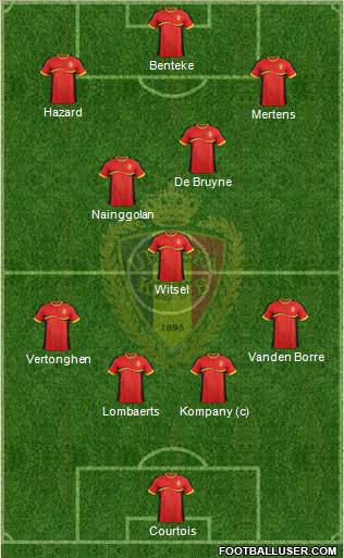 Belgium Formation 2014