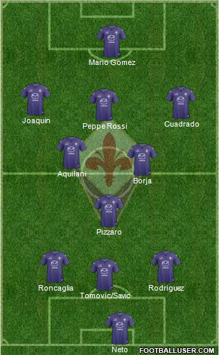 Fiorentina Formation 2014