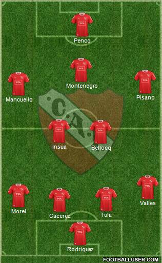 Independiente Formation 2014