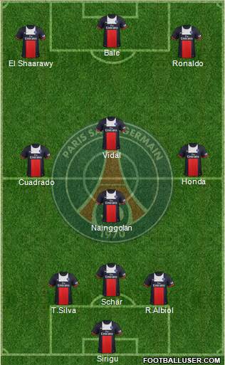 Paris Saint-Germain Formation 2014