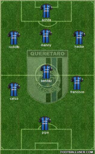 Club de Fútbol Gallos Blancos Formation 2014