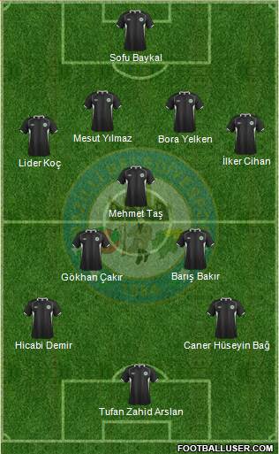 Nazilli Belediyespor Formation 2014