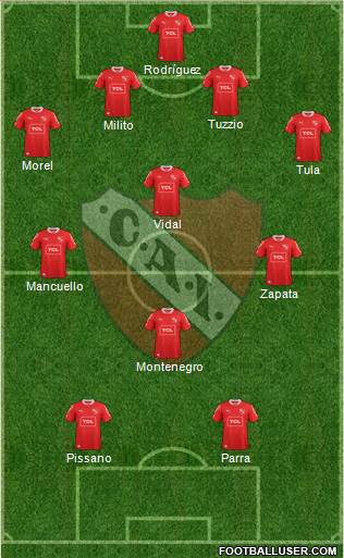 Independiente Formation 2014